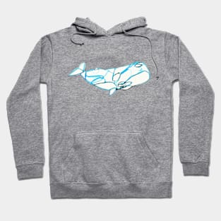 Minimalist Whale Hoodie